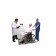 Pelstar LLC/Health O Meter Professional Scales 2650KL Digital Wheelchair Dual Ramp Scale, Capacity: 1000 lbs/454 kg, Platform Dimension 31½" x 31½", Ramp Size 10"W x 31¼"D, (2) Wheels, 120V Adapter (included) or (6) AA Batteries (not included), ¾" LCD Rem
