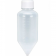 6336 Globe Scientific Centrifuge Tube, 250mL Large Volume, Attached White Screw Cap, PP, 48 per Case