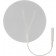 Compass Health EF3000WF2 Compass Electrodes, Reusable, Round, White, Foam, Foil Packaging, 3", 4/pk