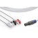 Cables and Sensors C2363P0 Direct-Connect ECG Cable, 3 Leads Clip, Siemens Compatible w/ OEM: 7396448 (DROP SHIP ONLY) (Freight Terms are Prepaid & Added to Invoice - Contact Vendor for Specifics)