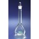 Corning 65640-250 PYREXPLUS® Coated 250 mL Class A Volumetric Flask with Glass Standard Taper Stopper