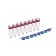 COMBO Sapphire RT PCR 0.2ml strip tubes, low profile, clear, strip caps in same box