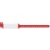 Medical ID Solutions 3224C Wristband, Adult, Imprinter Tri-Laminate, Custom Printed, Red, 500/bx