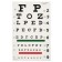 Dukal Corporation 3061 Illuminated Snellen Eye Test Chart, 20 ft