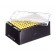 Rack with 96 yellow-capped 1000µl Cryo.s, Datamatrix barcode (generic 2D sequence)