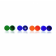KIMBLE 14395C-45 GL45 Storage Bottle Cap, Blue, Cs of 10