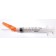 Exel Corporation 27111 Safety Syringe (3 mL) w/ Safety Needle (25G x 1"), 50/bx, 8 bx/cs (50 cs/plt)