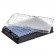 Rack with 96 natural-capped 300µl Cryo.s, Datamatrix barcode (generic 2D sequence), sterile