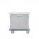 Blickman Industries 2293332000 Multi Purpose Case Cart 42"W x 40 1/2"H x 29"D, (1) Stainless Steel Wire Pullout Shelf (DROP SHIP ONLY)