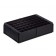 48-way Datamatrix RACK for 1, 2,4 & 5 mL Cryo.s, PP, Black w/No Lid