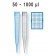 BrandTech 732212 50-1000µL Tips, 480 Tips, Racked