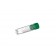 2 mL Cryo.s Tube, PP, Sterile, Internal Thread Green Cap, ID Field, Starfoot Base, Round Bottom, 150 White Cap Inserts per CS