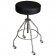 Blickman Industries 1027714125 Passaic Revolving Stool, 15" Diameter, Upholstered Seat, Black, (4) Leg, (2") Casters (DROP SHIP ONLY)