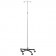 Blickman Industries 0517794000 IV Stand, 2 Hook w/Thumb Operated Slide Lock w/5 Leg Base (DROP SHIP ONLY)