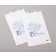 TIDI Products, LLC 950231 Bedside Bag, 6½" x 3 1/8" x 11 3/8", Flame Retardant Paper, Blue Floral Print, 2000/cs (To Be DISCONTINUED)