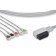 Cables and Sensors 10089 ECG Telemetry Leadwire, 5 Leads Snap, Philips Compatible w/ OEM: M4725A, 350-0173-03 (DROP SHIP ONLY) (Freight Terms are Prepaid & Added to Invoice - Contact Vendor for Specifics)