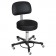 Blickman Industries 1041206025 Deluxe Foot Operated Pneumatic Exam Stool, Black, (5) Leg, Aluminum Base (DROP SHIP ONLY)