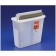 Sharps Container, Clear, Mailbox-Style Lid, 5 Qt, 11"H x 4¾"D x 10¾"W, 20/cs (25 cs/plt) (Continental US Only)