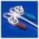 Dual Lumen Acute Dialysis Catheter, 11.5FR, 19.5cm, Curved Extensions, IC Tray, 5/ctn (Continental US Only)
