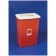 Container, 12 Gal Red, Sealing, Gasket Slide Lid, 10/cs (Continental US Only)