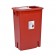 Large Volume Sharps Container, PGII, Hinged Lid, Red, 8 gal., 10/cs (Continental US Only)