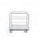 Blickman Industries 2410496000 Open Case Cart 42"W x 40 3/4"H x 29"D, (2) Adjustable Stainless Steel Wire Shelves (DROP SHIP ONLY)