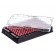 Rack with 96 red-capped 300µl Cryo.s, Datamatrix barcode (generic 2D sequence), sterile