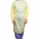 TIDI Products, LLC 8570 Protective Gown, Spunbond, Yellow, 10/bg, 10 bg/cs