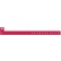 Medical ID Solutions 3308C Wristband, Adult/ Pediatric, L Shape Tri-Laminate, Custom Printed, Cranberry, 500/bx