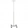 Blickman Industries 0561305401 IV Stand, Economy, 4 Hook, Secure Grip Hooks, Wall Saver Base (DROP SHIP ONLY)