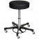 Blickman Industries 1041205025 Foot Operated Pneumatic Exam Stool, Black, (5) Leg, Aluminum Base (DROP SHIP ONLY)