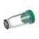 Greiner Bio-One 976566 Rack with 96 green-capped 300µl Cryo.s, Datamatrix barcode (generic 2D sequence), sterile (Test Tubes)