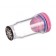 Greiner Bio-One 976568 Rack with 96 pink-capped 300µl Cryo.s, Datamatrix barcode (generic 2D sequence), sterile (Test Tubes)