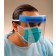 Crosstex International GCSS Face Shield, Elastic Headband, Clear, 24/bx