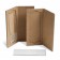 HS9903 Heathrow 1-Place Cardboard Slide Holders, Natural (Pack of 25)