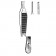 Sklar Instruments 50-3048 Adson Tissue Forceps, Serrated,1X2 Teeth, 4.75" (DROP SHIP ONLY)