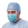 Surgical Mask, Tie-On, Pleated, Light Anti-Fog Material, Integrated Eyeshield, Mediterranean Blue, 25/bx, 4 bx/cs (Continental US Only) (On Vendor Allocation - Availibility May Be Limited)