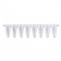 PURline 0.1 mL qPCR 8-Strip (with separate Optical Strip Caps), Natural/Clear, 120/pk