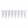 PURline 0.2 mL PCR Clear Strip Tubes (separate flat cap strips) 120 Strips (bags of 12)