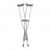 Crutch Axillary, Push Button, Adjustable, Aluminum, Adult, 5' 2" - 5' 10", 300 lb Capacity, 8 pr/cs (Continental US Only)