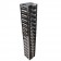 Crystal Industries CF-15-2-S Vertical Rack for 2" boxes w/ Spring Lock, holds 15 boxes