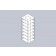 Crystal Industries CFA-7-3 Aluminum Vertical Rack for 3" boxes, holds 7 boxes