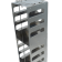 Crystal Industries CFA-9-2 Aluminum Vertical Rack for 2" boxes, holds 9 boxes