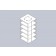 Crystal Industries CFM-515 Vertical Rack for 50-Cell 1.5 ml Microtube Boxes, holds 10 boxes