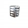 Crystal Industries CFMR-4 Vertical Rack for SBS formatted boxes, holds 4 boxes