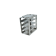 Crystal Industries CFS-25-4 Vertical Rack for 25-Place Slide Boxes, holds 4 boxes