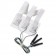 ECG Electrode, Neonatal Limb Band, Cloth, Pre-Wired, L36-LB, 3/strip, 100 strip/cs (Continental US Only)