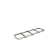 Crystal Industries F-C-4R2111-4 Stainless Steel Frame for four BAXTER/FENWAL C-4R2111 Aluminum Canisters.