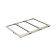 Crystal Industries F-C-4R9959-3 Stainless Steel Frame for three BAXTER/FENWAL C-4R9959 Aluminum Canisters.