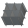 Crystal Industries P39-DF700 39" diameter Platform Divider for GAMBRO bag Canister frames F-C-DF-700.